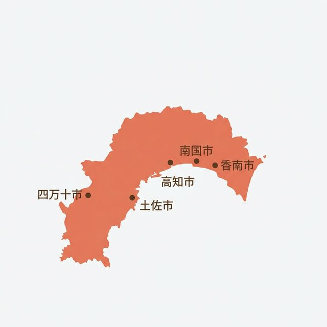 高知県のロケットナウ対象エリアマップ